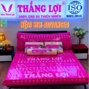 Nệm Thắng Lợi SiSi-ADVANCED 1m4x2mx10cm Sản Xuất từ 100% Cao Su Thiên Nhiên