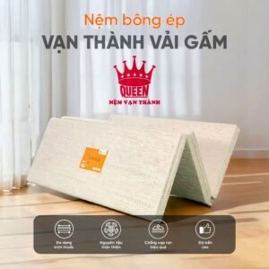 Nệm bông ép Vạn Thành vải Gấm