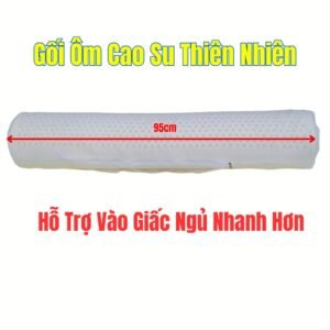Gối Ôm 100% Cao Su Thiên Nhiên (1 Gối)