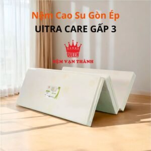 Nệm Cao Su Gòn Ép UlTRA CARE GẤP 3