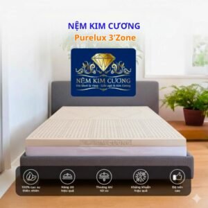 Nệm cao su Kim Cương PURELUX - 3’Zone